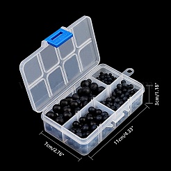DIY natürliche schwarze Achat Stretch Armbänder machen Kits&nbsp;DIY-NB0004-43