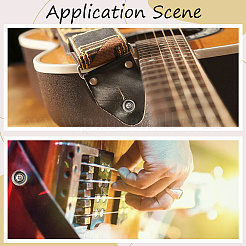 4 комплект гвоздей для крепления гитарного ремня из сплава для акустических и народных инструментов&nbsp;FIND-CN0002-19