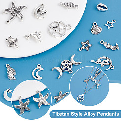 100шт 20 стиля подвески из сплава в тибетском стиле&nbsp;TIBEP-PH0001-78