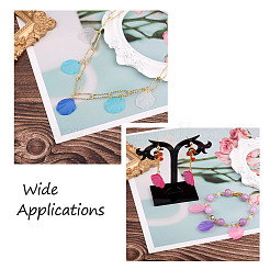 500 шт. подвески из прозрачного матового акрила 10 цветов&nbsp;MACR-YS0001-03