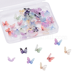 Кабошоны из смолы 45шт 9 цветов RESI-CJ0001-145