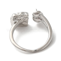 Латунные открытые манжеты с застежкой-колышком KK-E055-02P-01