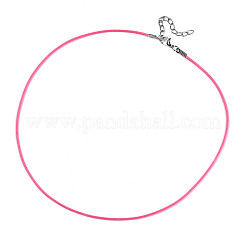 Воском хлопка ожерелье шнура материалы MAK-S034-M