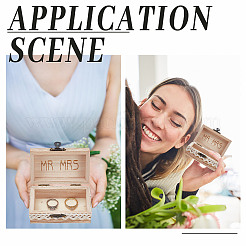 Прямоугольные деревянные коробочки для колец на палец AJEW-WH0283-92