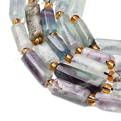 Природных красочные флюорита бисер нитей G-D353-A07