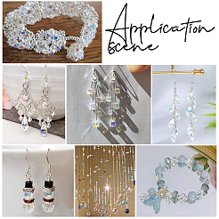 1070шт гальванические стеклянные бусины нити&nbsp;EGLA-SC0001-51