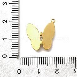 Нержавеющая сталь 304 с фианитом и подвесками в виде ракушек&nbsp;STAS-Q347-09B-G