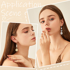 2 цвет фурнитура для сережек из нержавеющей стали 304 STAS-SP0001-09B