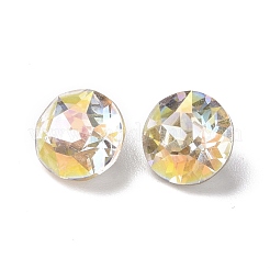 Стеклянные кабошоны со стразами в стиле AB RGLA-J014-C-001LA