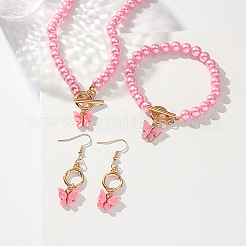 Комплекты из акрила с подвесками в виде бабочки FS-WGE01C7-01