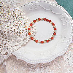 3 нити натуральных бусин сердолика G-GO0001-05