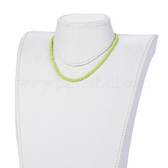 Стекла семян бисера ожерелья NJEW-JN02691-03