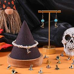 60 шт. 5 цвета подвески из сплава в тибетском стиле TIBEP-SC0002-99