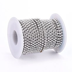 Цепочки из нержавеющей стали 304 со стразами STAS-T055-12P-B