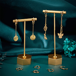 12 пара серег-колец Huggie Hoop из нержавеющей стали 304 в двух стилях&nbsp;STAS-UN0032-60