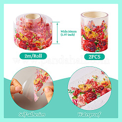 Autocollants en plastique imperméables pour animaux de compagnie de 2 m&nbsp;DIY-TAC0001-83A