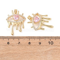 Латунные микро проложить кубического циркония подвески&nbsp;KK-D223-05G