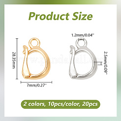 20 шт. 2 цвета KK-AR0003-92