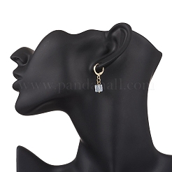 6 пара серег-колец из латунного стекла с потрескивающим эффектом&nbsp;EJEW-JE06616