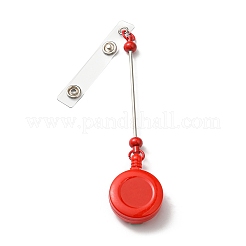 Perlenabzeichenhalter aus Eisen und Kunststoff&nbsp;AJEW-G055-01C