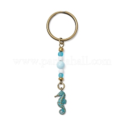Брелки с подвеской в виде ракушки из сплава KEYC-JKC01225-04