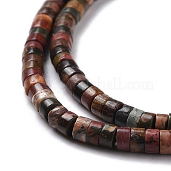 Синтетические красные бирюзовые бусы нити G-P468-18