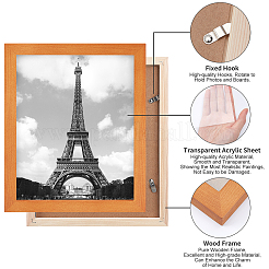 Деревянная рамка&nbsp;DJEW-WH0050-08E