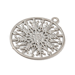 Подвески из латунного травленого металла KKC-D001-12P