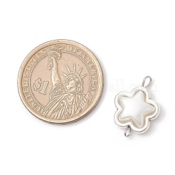 Подвески-звездочки из сплава и АБС-пластика с имитацией жемчуга&nbsp;PALLOY-JF03871