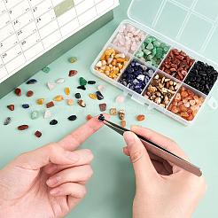 144 г бусины из натуральных и синтетических драгоценных камней в двух стилях G-NB0002-62