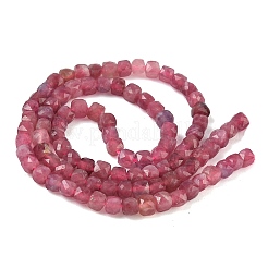 Натуральный розовый турмалин бисер нитей G-RM250101-L10
