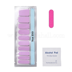 Блестящие однотонные полоски лака для ногтей наклейки MRMJ-Q013-01-M