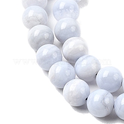 Натуральный голубой кружевной агат бисер нитей&nbsp;G-G344-A06-6mm