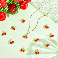 30 шт. подвески из вишневого стекла&nbsp;PALLOY-HY00111