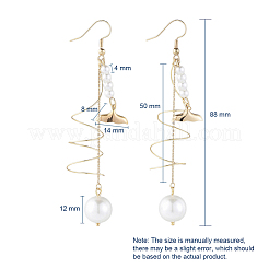 Болтающийся серьги EJEW-JE03809-03