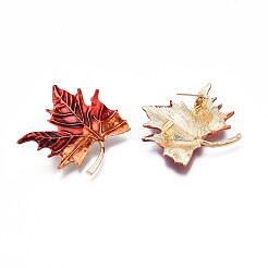 Эмалированная булавка в виде кленового листа JEWB-N007-072