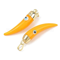 Fatti a mano malocchio ciondoli di vetro murano&nbsp;LAMP-F031-01G-06