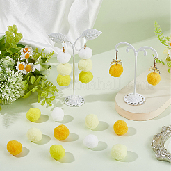 100шт помпон из полиэстера для кукол своими руками&nbsp;DIY-SC0028-08D