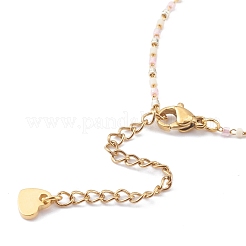 Изготовление браслета из бисера из стеклянных звеньев AJEW-JB00921-01