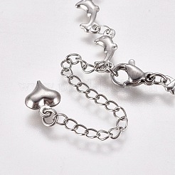 Fabricación de pulseras de acero inoxidable 304 resistentes al deslustre&nbsp;LS-STAS-L248-003P