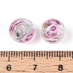 Ручной работы бусины фольги&nbsp;LAMP-T021-33A