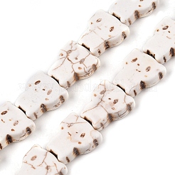 Синтетических нитей бирюзовые бусы UNKW-T001-09