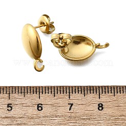 Фурнитура для сережек-гвоздиков из нержавеющей стали 304 STAS-H233-30G