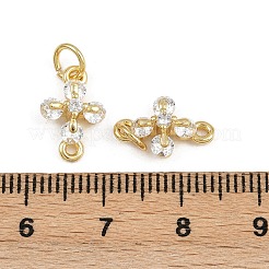 Латунные поперечные связи с прозрачным кубическим цирконием&nbsp;KK-A269-57G