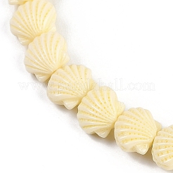 Fili di perline intagliate tinte in corallo sintetico&nbsp;X-CORA-K009-05A-01