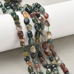 Природного индийского агата бисер нитей G-F521-53