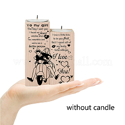 Деревянный подсвечник AJEW-WH0268-006