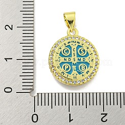 Стойки обшивки латунь микро проложить Циркон подвеску&nbsp;KK-B091-22G-06