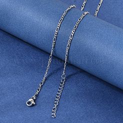 Латунные цепочки Фигаро для женщин&nbsp;NJEW-B157-02P