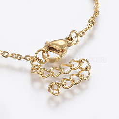 Браслеты из нержавеющей стали 304 X-AJEW-H013-05G